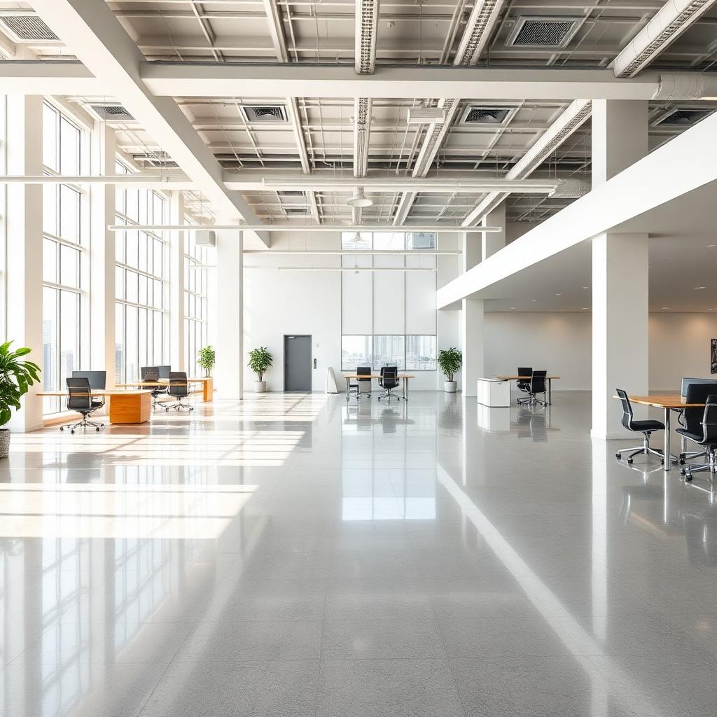 Commercial office flooring