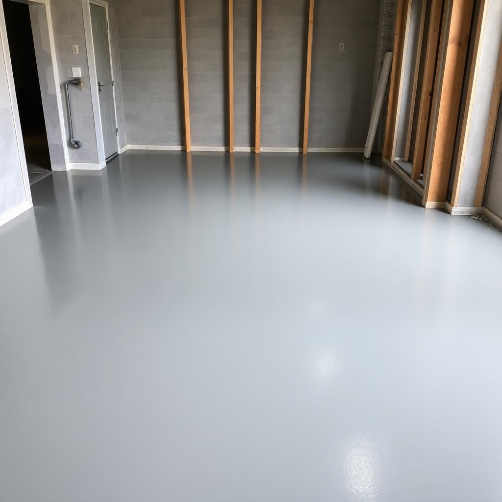 Liquid floor screed installation